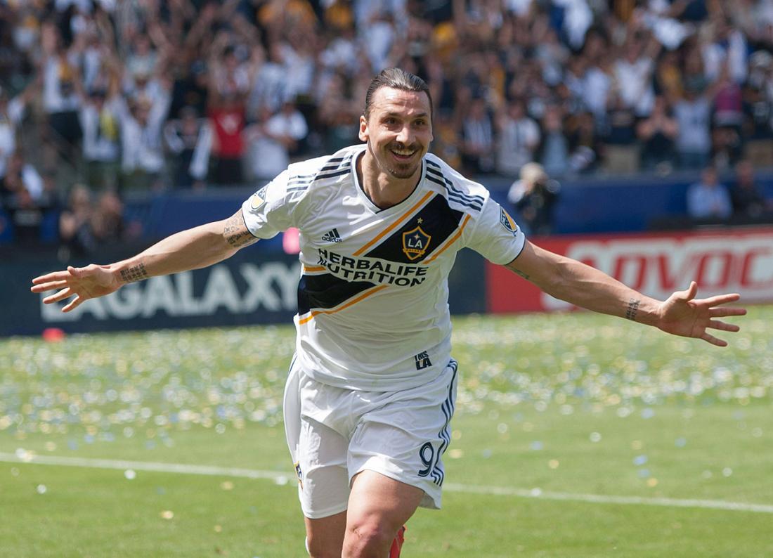 Zlatan Ibrahimovic im Trikot von L.A.