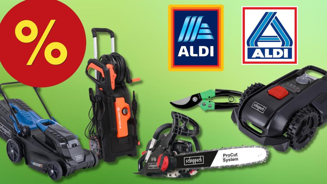 Gartengeräte im Sale beim Aldi