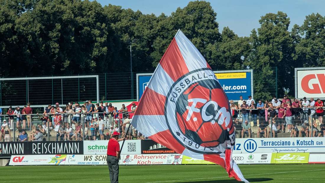 FC Memmingen Stadion Flagge