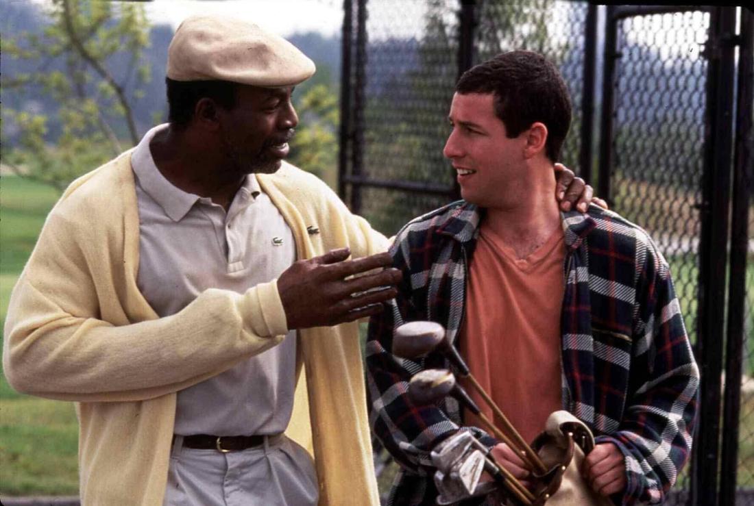 Carl Weathers und Adam Sandler in „Happy Gilmore“