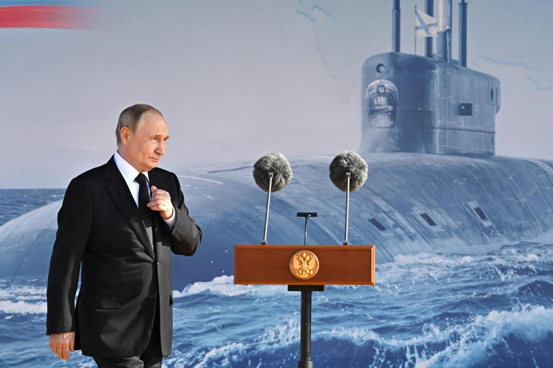 Wladimir Putin in Arkhangelsk.