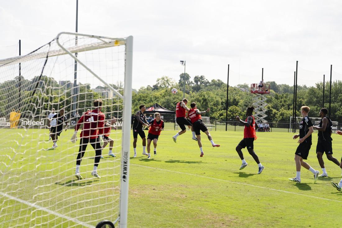 Die Eintracht trainiert in Louisville