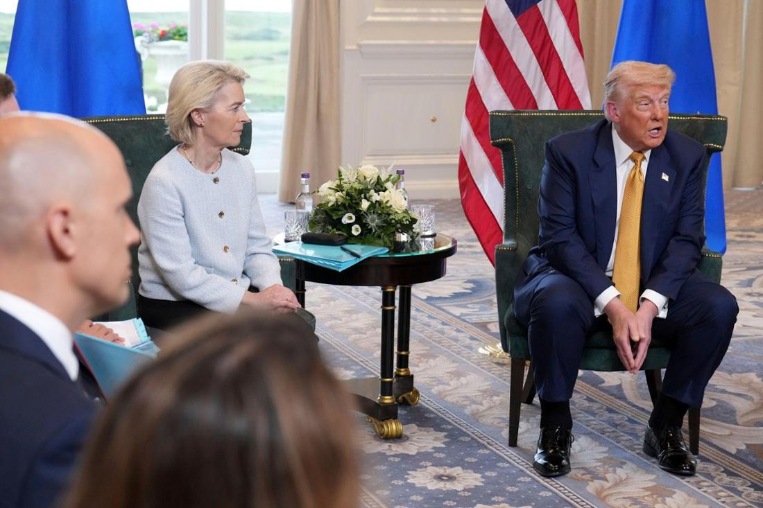 US-Präsident Trump trifft von der Leyen in Schottland
