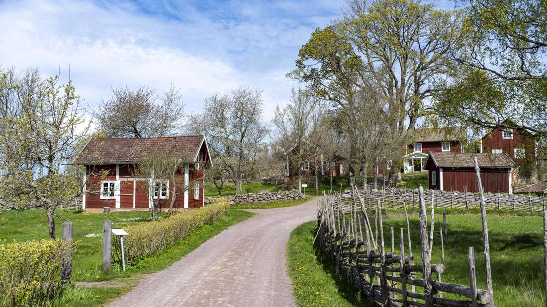 Rote Holzhäuser in Smaland (Symbolbild)