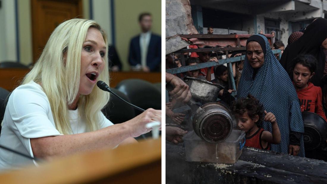Die Republikanerin Marjorie Taylor Greene schaltet sich in den USA in die Debatte um Israel und den Gaza-Krieg ein. 