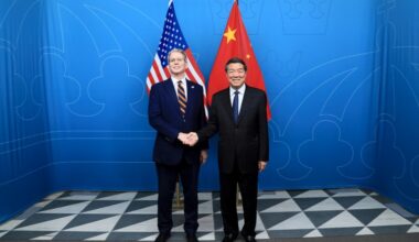 USA und China setzen ihre Verhandlungen in Stockholm fort