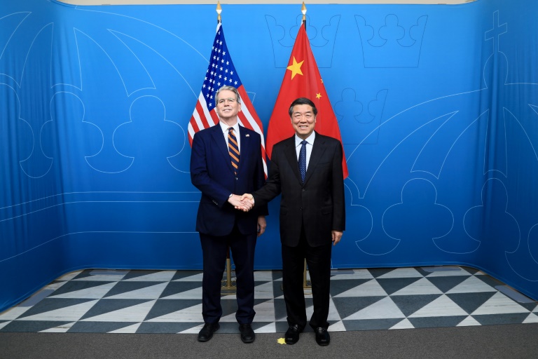 USA und China setzen ihre Verhandlungen in Stockholm fort