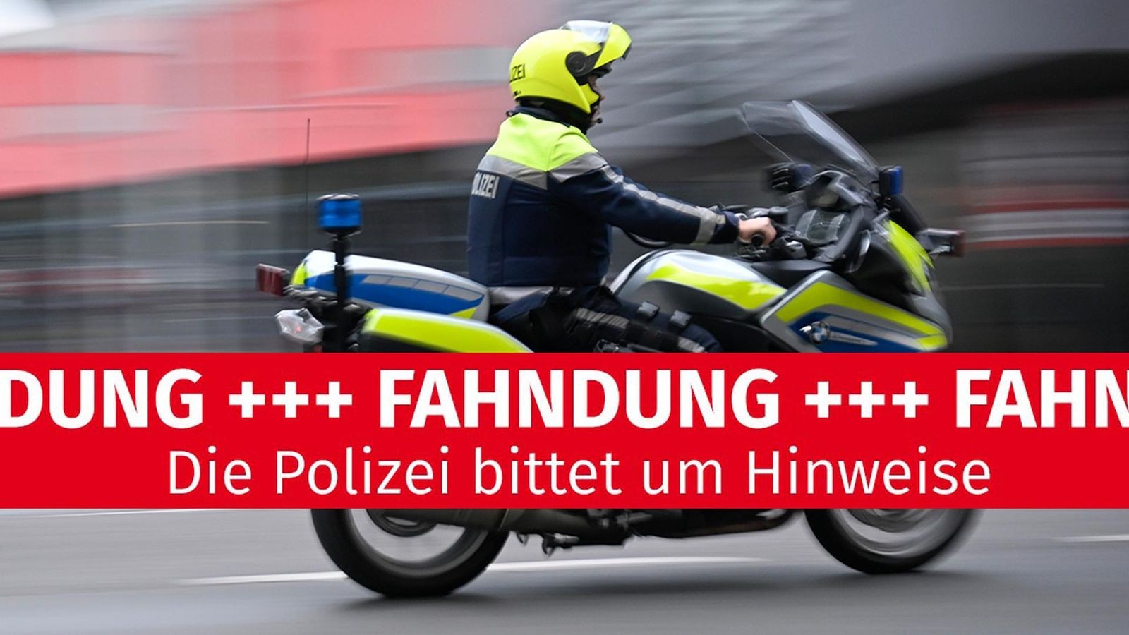Tatverdächtiger schaut direkt in die Kamera