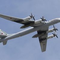 Strategische Bomber vom Typ T-95