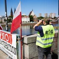Grenzkontrollen in Frankfurt-Oder