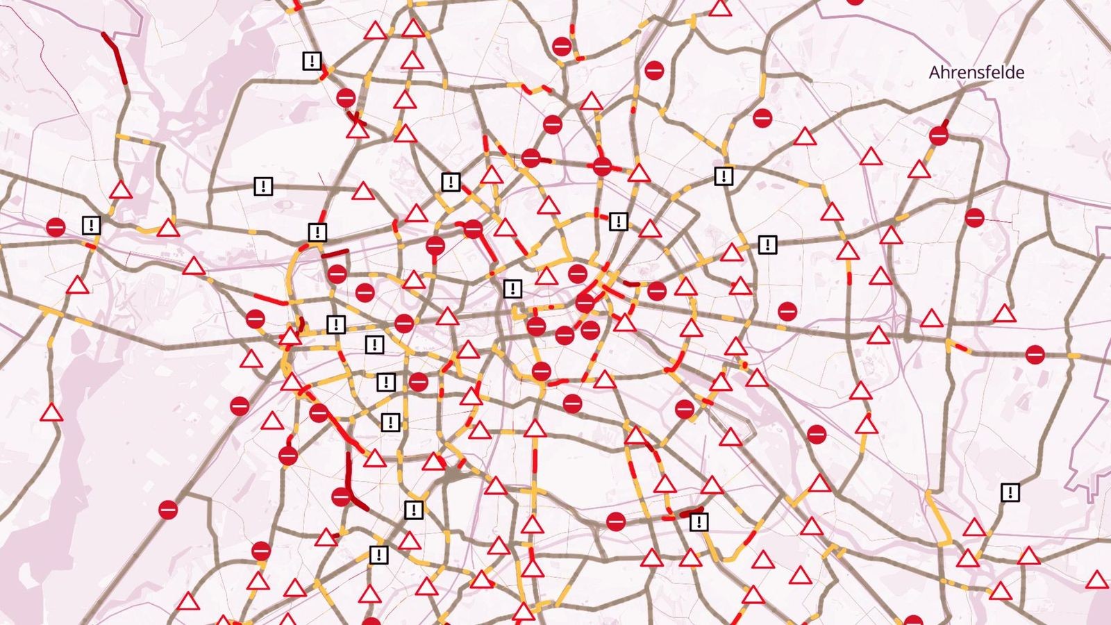 So fließt der Verkehr heute (3.7.)