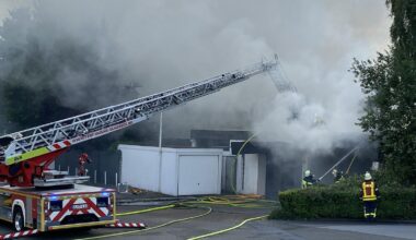 Großbrand an der Hornstraße in Gladbeck: Polizei ermittelt Ursache