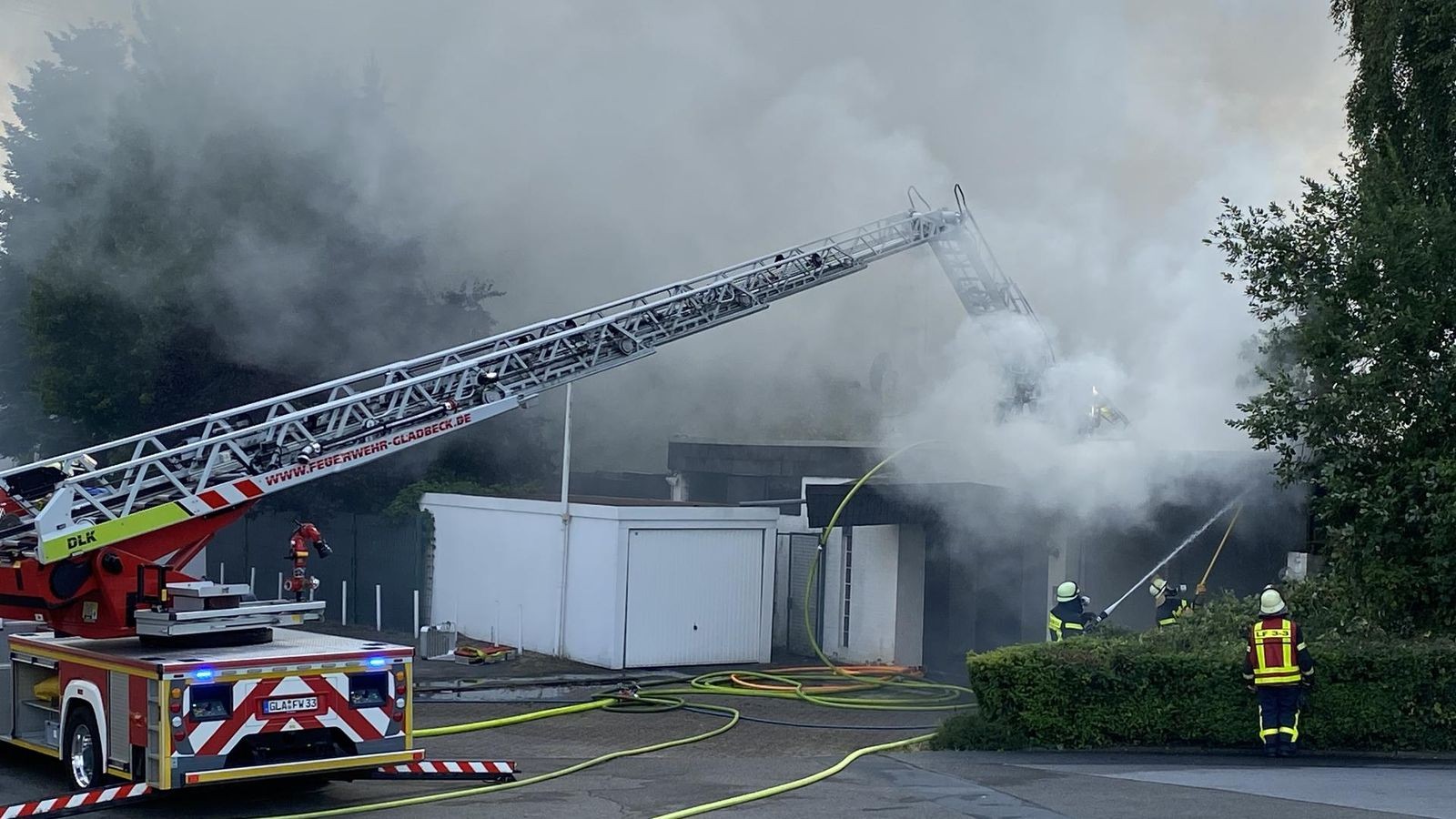 Großbrand an der Hornstraße in Gladbeck: Polizei ermittelt Ursache