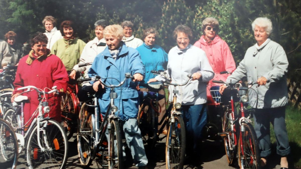 Eine Radtour machte allen Teilnehmenden viel Spaß.