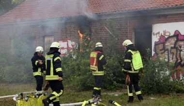 Feuer in Wolfenbüttel sorgt kurzzeitig für Zugausfälle