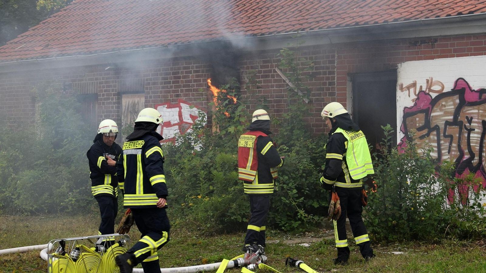 Feuer in Wolfenbüttel sorgt kurzzeitig für Zugausfälle