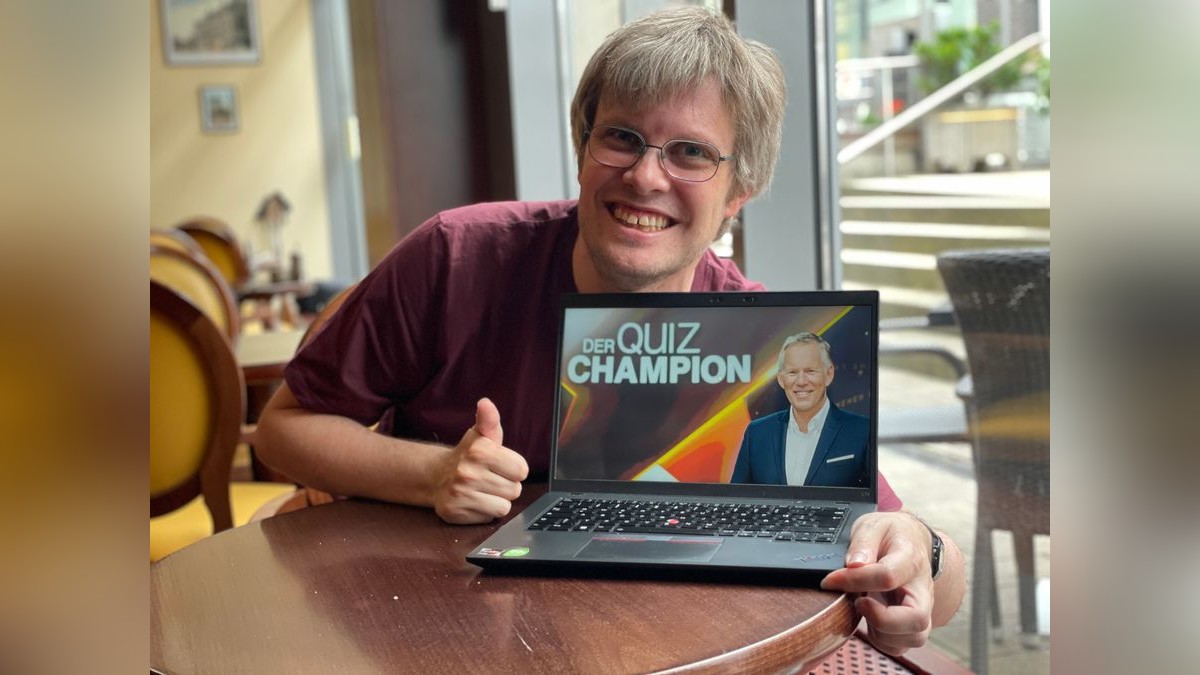 Der Geraer Steffen Löwe hat an Johannes B. Kerners ZDF-Sendung „Der Quiz-Champion“ teilgenommen. 