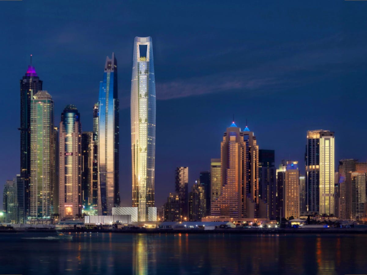 18 Meter höher als der aktuelle Rekordhalter – ein anderes Hotel in Dubai.