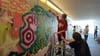 Ziel des Projekts war, alle grauen Flächen mit Graffiti zu überdecken.