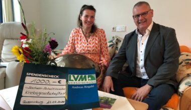 Andreas Regahl möchte die Sachsen-Anhaltische Krebsgesellschaft unterstützen, die auch in Quedlinburg eine Beratungsstelle mit Jessica Züfle als Ansprechpartnerin hat.
