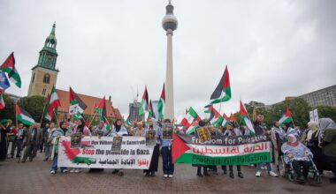 Nahost-Konflikt: Festnahmen bei propalästinensischer Demonstration