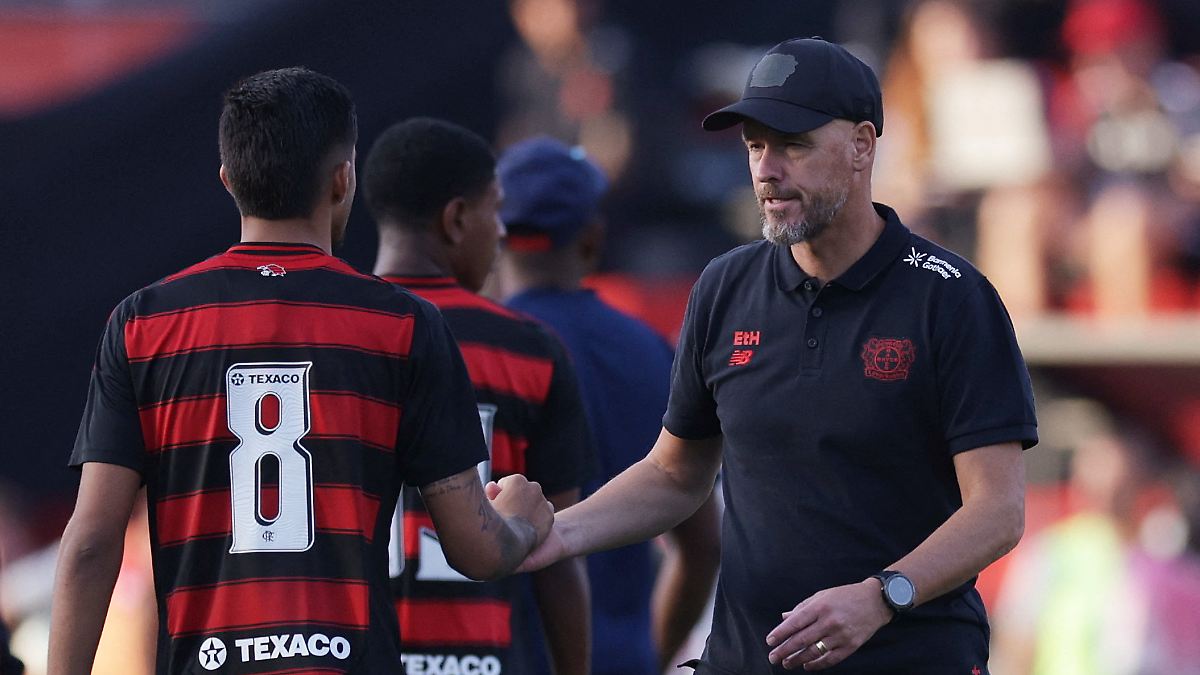 Testklatsche gegen Rio-Talente: Bei ten Hags Debüt: Bayer Leverkusen bekommt tüchtig einen auf die Mütze
