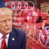 Symbolbild: Deutsche Autobauer wie BMW oder Mercedes-Benz fürchten die Strafzölle von US-Präsident Donald Trump.