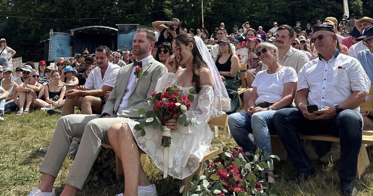 So war die erste Hochzeit auf dem Happiness Festival in Schwann - Region