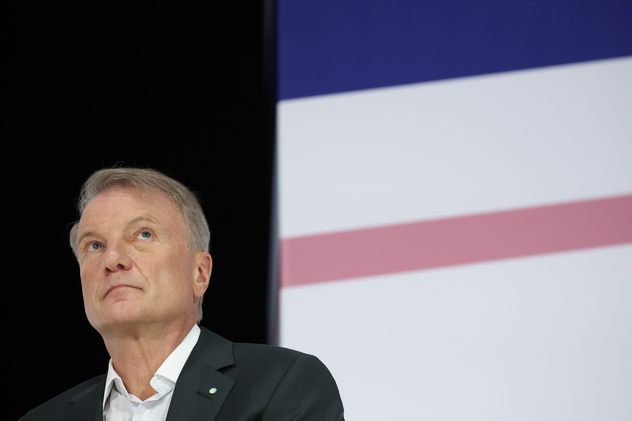 Herman Gref, Vorsitzender der Sberbank, sprach zuletzt von zunehmender Umschuldung bei der Großbank.