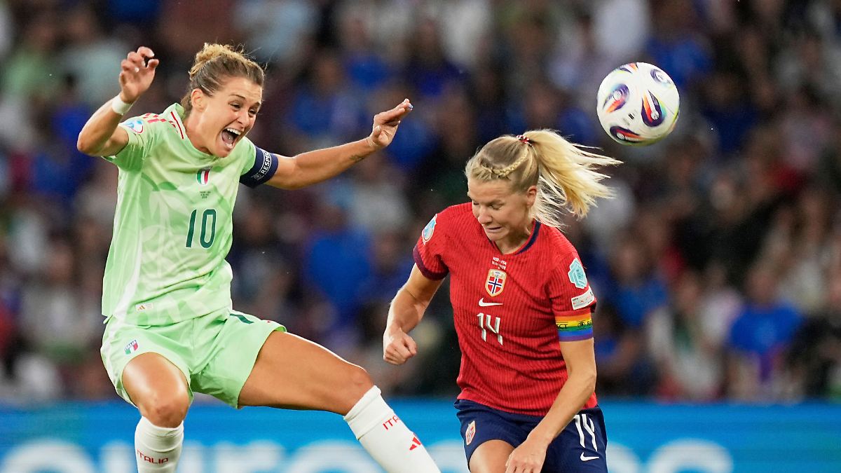 Turnier-Aus für Norwegen: Italienerinnen stürmen ins EM-Halbfinale
