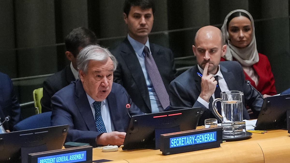 "Am Rande des Zusammenbruchs": Guterres sieht Zweistaatenlösung weiter entfernt als je zuvor