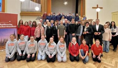 Im Saal der Stadtmission wurde die erste Weihnachts-CD hallescher Chöre nicht nur eingesungen, sondern zum Album-Release auch vorgestellt. Jetzt steht die zweite CD an.