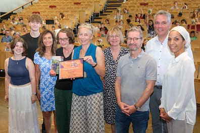 Gewinnerlesung mit Meike Haas und "Hilfe, meine Lehrerin ist ein Gorilla!
in der Uni Siegen