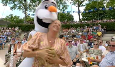 ZDF-Fernsehgarten: Kiwi parodiert Kiss-Cam-Eklat mit Schneemann Olaf | Unterhaltung