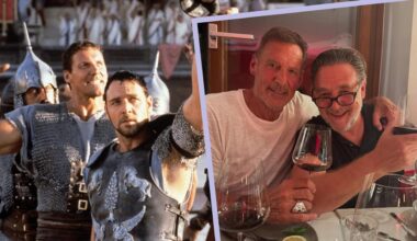 Russell Crowe und Ralf Moeller in München: Gladiator-Wiedersehen nach 25 Jahren | Unterhaltung