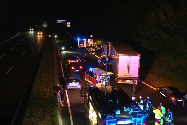Unfallstelle A40