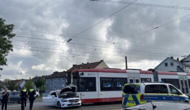 Stadtbahnunfall am Wambeler Hellweg in Dortmund