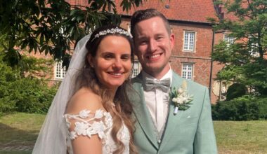 Jacqueline und Sebastian Schweinforth heiraten im Schloss