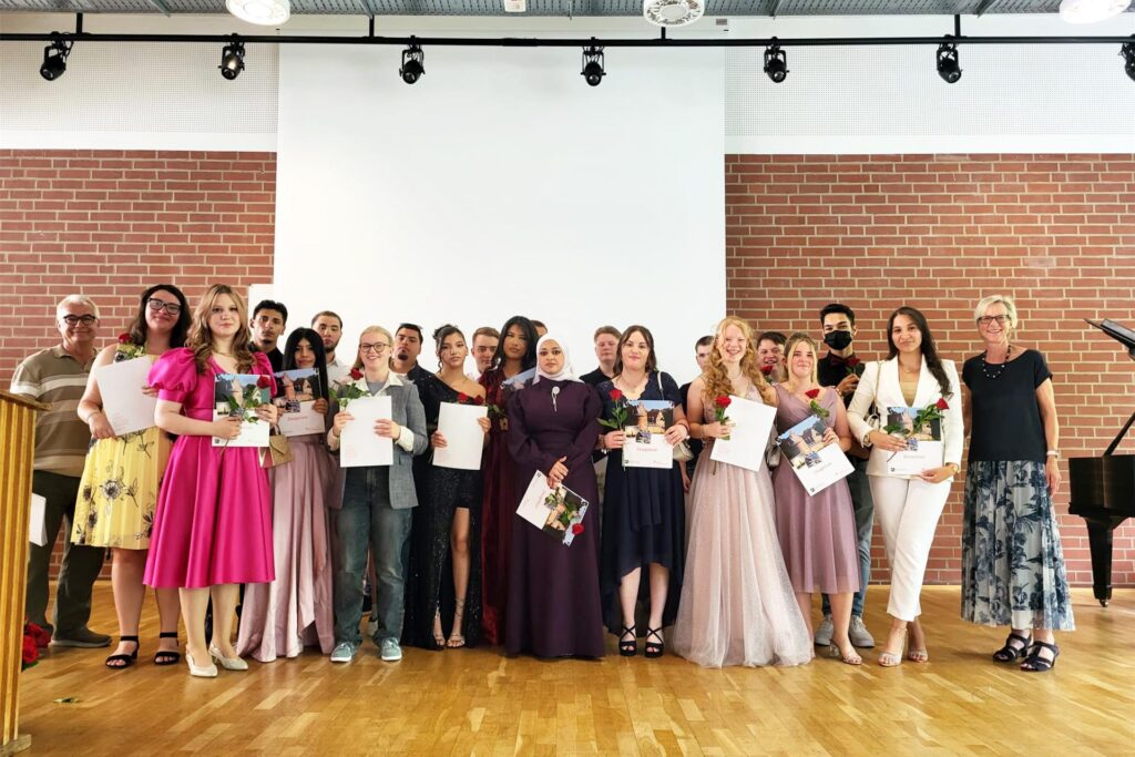 Die Klasse 10 a der Martin-Luther-Schule Herten.