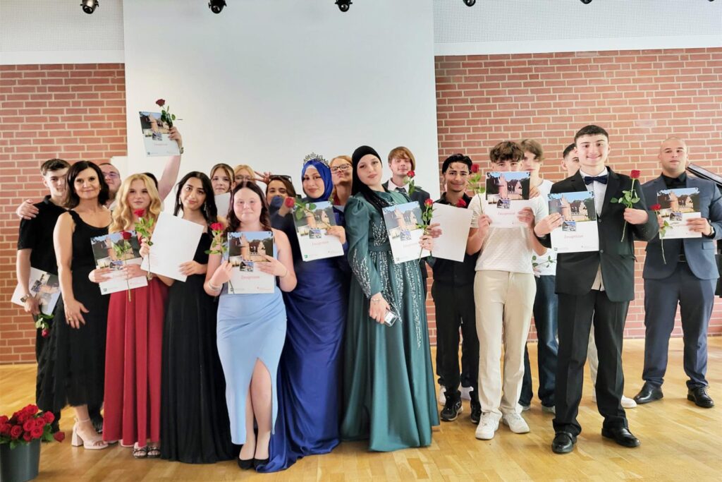 Die Klasse 10 C der Martin-Luther-Schule Herten.