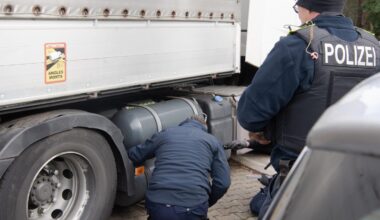 Herten: Lkw-Kontrolle auf der A2