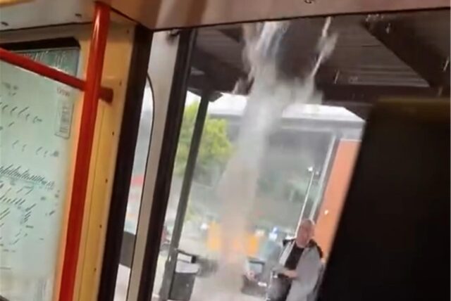Stadtbahn in Dortmund: In die U47 fließt Wasser.