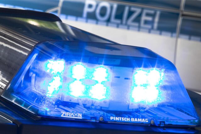 Ein Blaulicht.