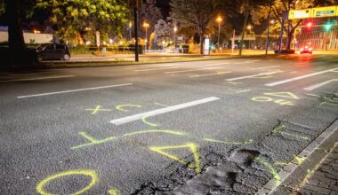 Vier Verletzte auf dem Wall und hoher Schaden