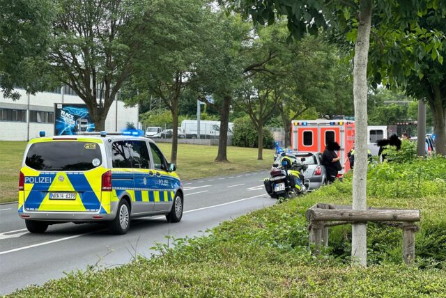 Ein Verkehrsunfall auf der Hannöverschen Straße.