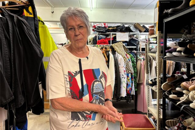 Gerlinde Seiffarth arbeitet ehrenamtlich im Hospiz-Laden (Secondhand) an der Theodor-Körner-Straße in Recklinghausen-Süd.