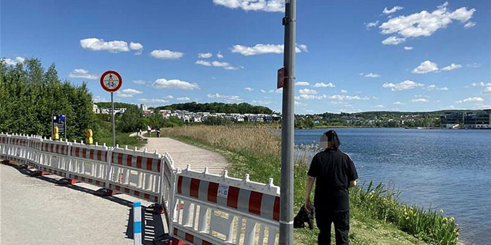 Weg am Phoenix-See in Hörde bleibt länger
