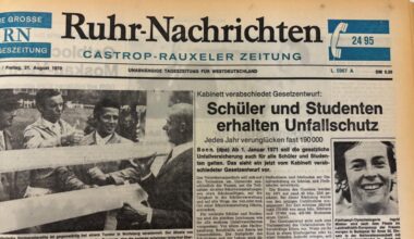 Ein Einblick in das Archiv der Ruhr Nachrichten