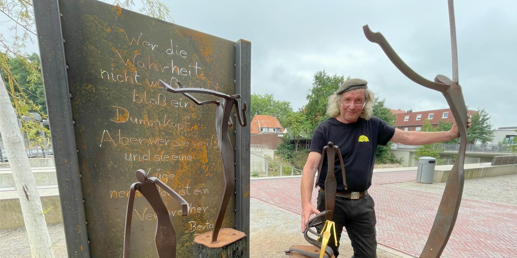 Norbert Thens Skulptur hat seinen Platz in Stadtlohn gefunden