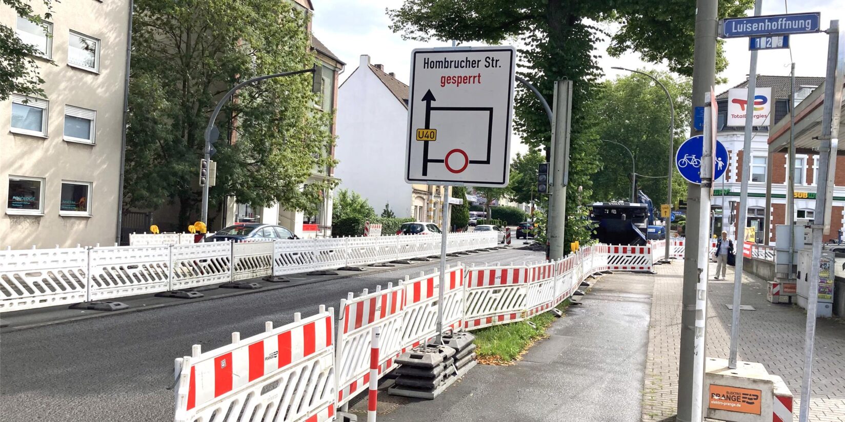 Stockumer Straße in Barop ist halbseitig gesperrt